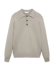MANGO MAN Pullover 'DAILYS' greige