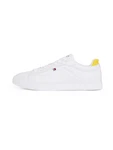 TOMMY HILFIGER Sneaker 'Icon Court' dunkelgelb/weiß
