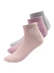 On Sportsocken creme/grau/mauve/offwhite