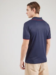 GUESS Poloshirt marineblau/knallrot