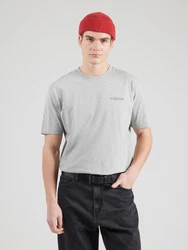 GUESS JEANS T-Shirt graumeliert/grenadine/schwarz