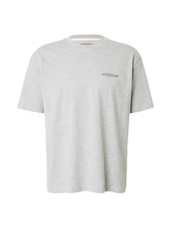 GUESS JEANS T-Shirt graumeliert/grenadine/schwarz