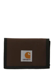 Carhartt WIP Portemonnaie Alec dunkelbraun/schwarz/offwhite