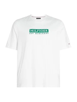 Tommy Hilfiger Big & Tall T-Shirt grün/weiß Tommy Hilfiger Big & Tall T-Shirt grün/weiß
