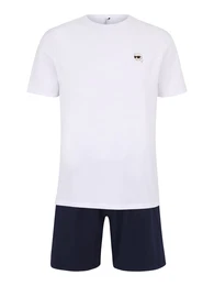Pyjama 'IKON' marine / schwarz / wei