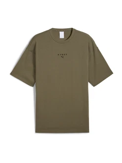 PUMA Funktionsshirt 'PUMA x HYROX' oliv / schwarz