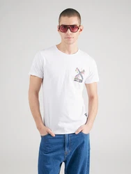 Key Largo T-Shirt 'Summer Splash' dunkelgrau/grn/rosa/wei