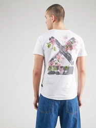 Key Largo T-Shirt 'Summer Splash' dunkelgrau/grn/rosa/wei