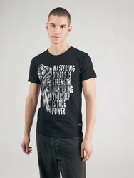 Key Largo T-Shirt Mastering grau/schwarz/weiß