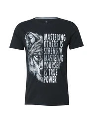 Key Largo T-Shirt Mastering grau/schwarz/weiß