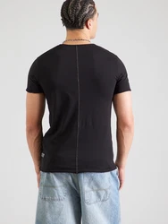 Key Largo T-Shirt 'Liberty' grau/schwarz/weiß