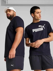 PUMA T-Shirt Essentials No. 1 nachtblau/weiß