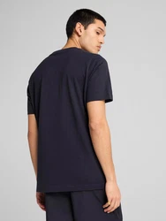 PUMA T-Shirt Essentials No. 1 nachtblau/weiß