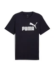 PUMA T-Shirt Essentials No. 1 nachtblau/weiß