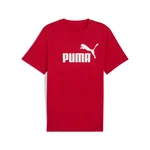PUMA T-Shirt Essentials No. 1 blutrot/weiß