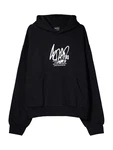 Bershka Sweatshirt schwarz/weiß