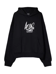 Bershka Sweatshirt schwarz/weiß