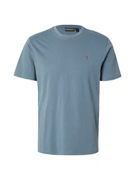 T-Shirt 'Salis' opal / rot / wei