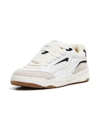 Sneaker beige / schwarz / wei