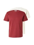 ABOUT YOU T-Shirt 'Lio' grau/bordeaux