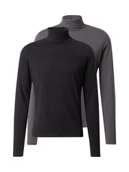 ABOUT YOU Shirt 'Brian' dunkelgrau/schwarz