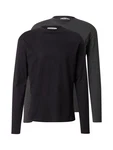 ABOUT YOU Shirt Hassan dunkelgrau/schwarz