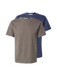 ABOUT YOU T-Shirt 'Lio' dunkelblau/grau