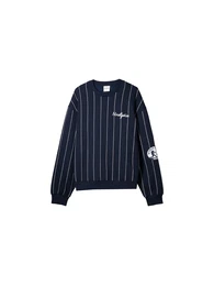 Sweatshirt navy / rot / wei