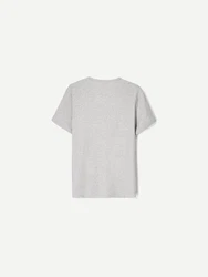 Bershka T-Shirt hellgrau
