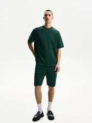 Bershka T-Shirt dunkelgrün