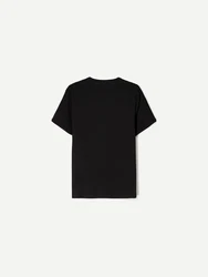 Bershka T-Shirt schwarz