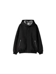 Bershka Sweatjacke schwarz