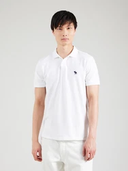 Abercrombie & Fitch Poloshirt navy/weiß