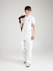 Abercrombie & Fitch Poloshirt navy/weiß