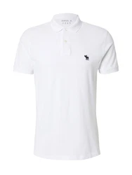 Abercrombie & Fitch Poloshirt navy/weiß