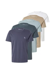 T-Shirt beige / navy / hellblau / tanne / wei