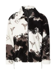 Jacke schoko / schwarz / wei
