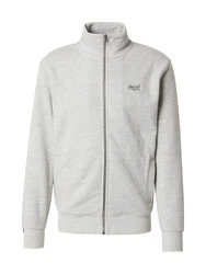 Superdry Sweatjacke Essential Logo Track Top grau / graumeliert