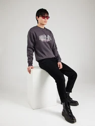 ALPHA INDUSTRIES Sweatshirt Studio Edition Vibe dunkelgrau/pastellgrün/rosa