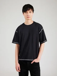 ALPHA INDUSTRIES T-Shirt 'Studio' grau / lila / schwarz