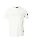 NAPAPIJRI T-Shirt 'AMBRA' grau/weiß