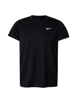 NIKE Sportshirt 'VICTORY' schwarz/weiß