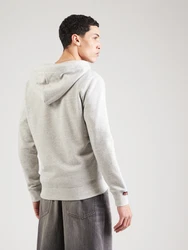Superdry Sweatjacke Essential Logo Zip Hoodie Grau/hellgrau