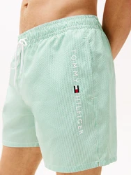 Tommy Hilfiger Underwear Badeshorts marineblau/pastellgrün/weiß
