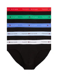 Tommy Hilfiger Underwear Slip 5P Signature Essential Briefs blau/grün/rot/schwarz/weiß