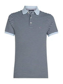 Tommy Hilfiger Poloshirt Core 1985 1985 SLIM POLO marine/weiß