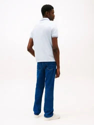 TOMMY HILFIGER Poloshirt marineblau/pastellblau/weiß