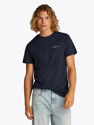 Tommy Jeans T-Shirt marineblau/weiß