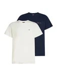 Tommy Jeans T-Shirt marineblau/weiß