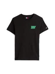 Tommy Jeans T-Shirt limette/schwarz